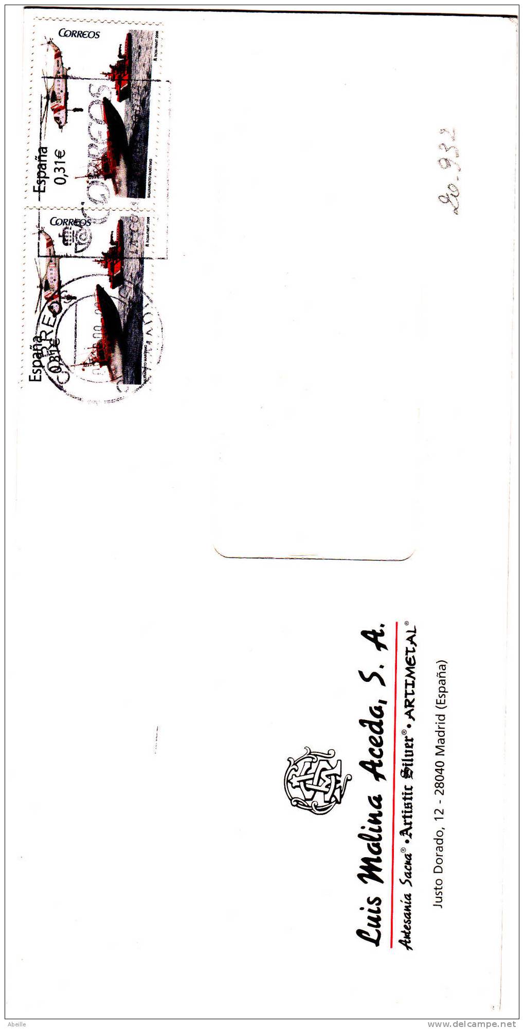 20/932   LETTRE  ESPAGNE - Helicopters