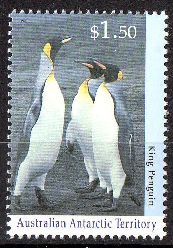 Australian Antarctic 1993 Regional Wildlife II $1.50 King Penguin MNH - Unused Stamps