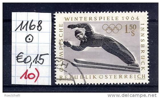 11.11.63  - SM A. Satz  "IX. Olymp. Winterspiele In Innsbruck" -  O  Gestempelt - Siehe Scan (1168o 10) - Used Stamps