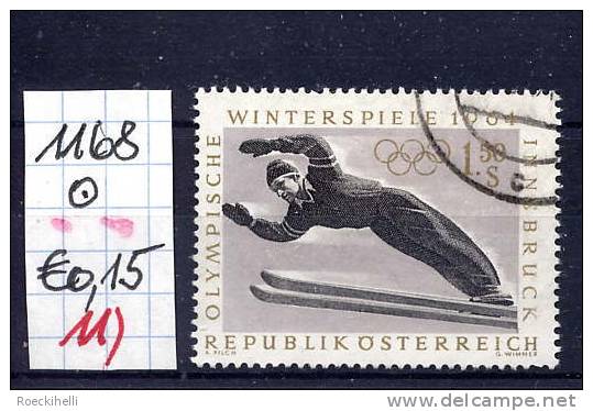11.11.63 - SM A. Satz  "IX. Olymp. Winterspiele In Innsbruck" -  O  Gestempelt  - Siehe Scan (1168o 11) - Used Stamps