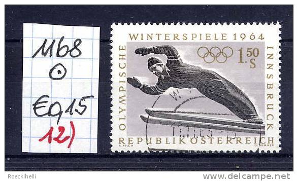 11.11.63 - SM A. Satz  "IX. Olymp. Winterspiele In Innsbruck" -  O  Gestempelt  - Siehe Scan (1168o 12) - Gebraucht