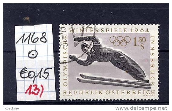 11.11.63 - SM A. Satz  "IX. Olymp. Winterspiele In Innsbruck" -  O  Gestempelt  - Siehe Scan (1168o 13) - Used Stamps
