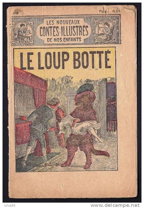 LOT DE 3 CONTES ILLUSTRÉS ANCIENS  POUR ENFANTS- 8 PAGES- ILLUSTRATIONS INTERIEURES- - Contes