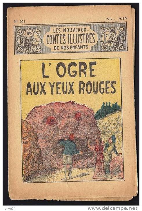 LOT DE 3 CONTES ILLUSTRÉS ANCIENS  POUR ENFANTS- 8 PAGES- ILLUSTRATIONS INTERIEURES- - Contes