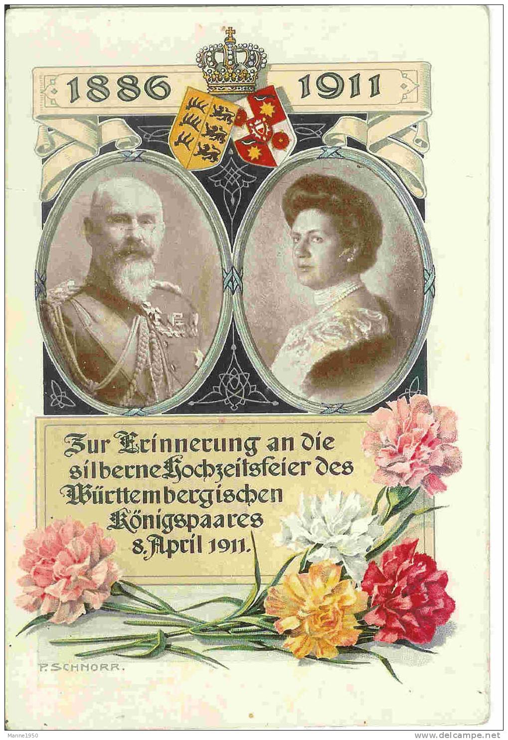 Postkarte 1911 - Offizielle Postkarte Des Blumentages - Kleinformat (736) - Case Reali