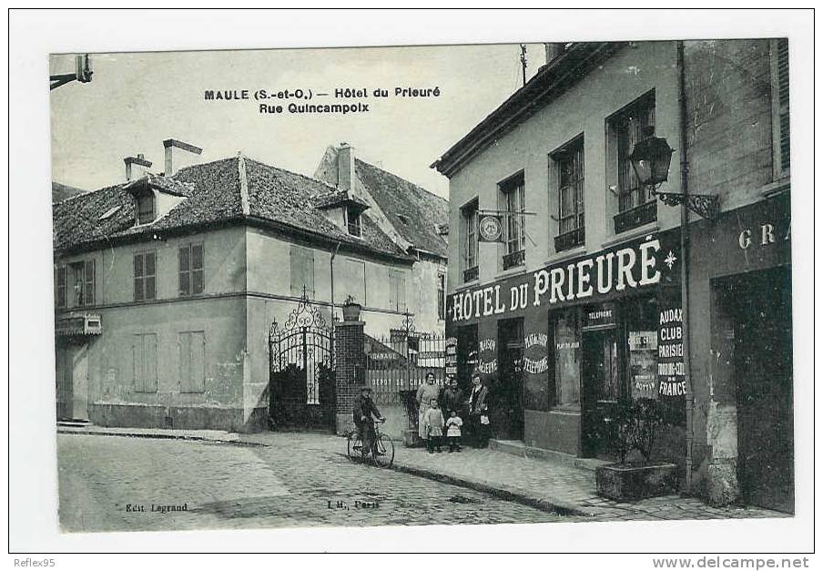 MAULE - Hôtel Du Prieuré - Rue Quincampoix - Maule
