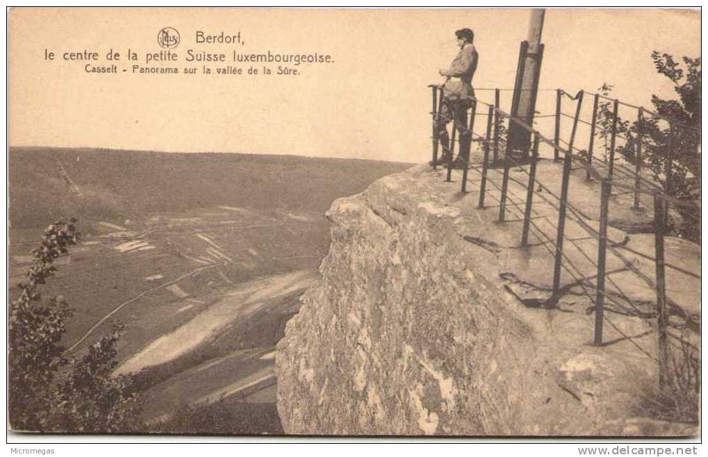 BERDORF, Le Centre De La Petite Suisse Luxembourgeoise - Casselt - Panorama Sur La Vallée De La Sûre - Berdorf