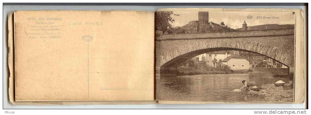 L731  ESCH-SUR-SURE :  Booklet Of 8 Postcards ( Edit Par Hotel  Des Ardennes) - Vianden