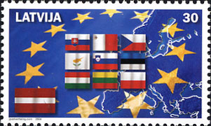 Latvia-Joint Issue Of Ten Countries - EU Candidates - European Union, 2004- Mint - 2004