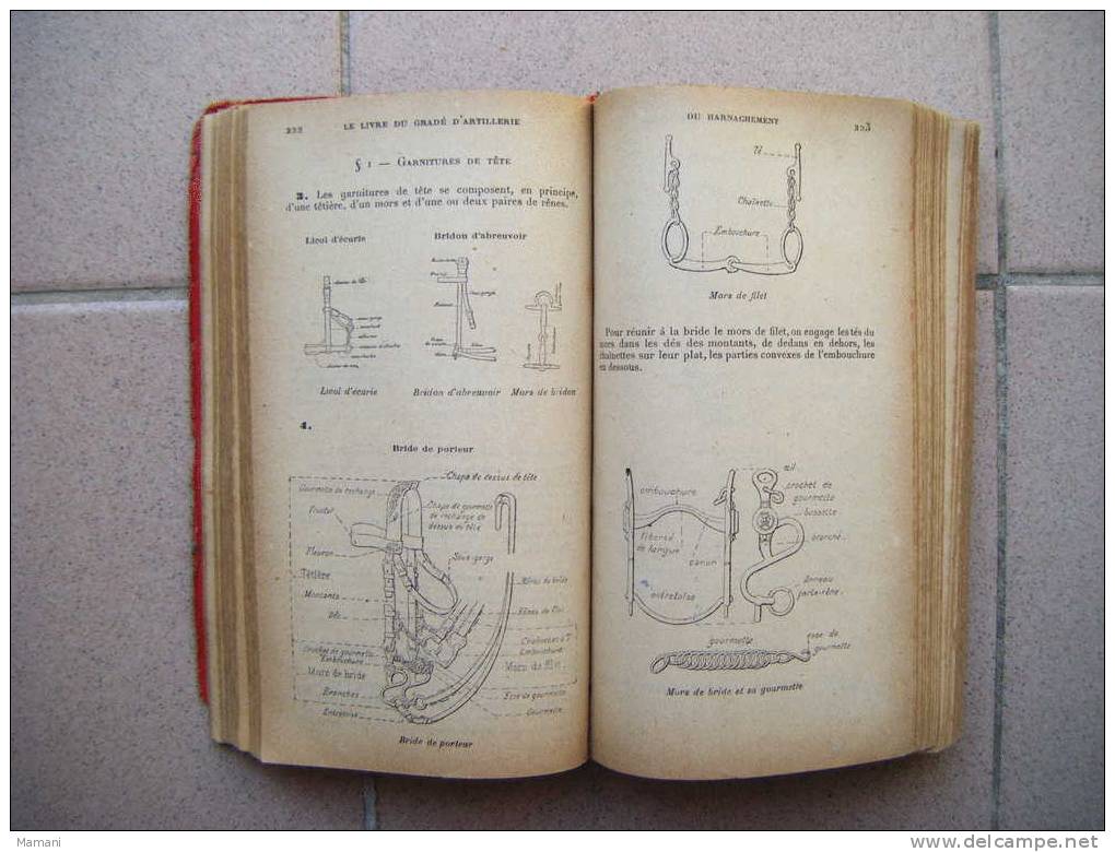 Livre Du Grade D´artillerie 1922--.pub Zig Zag-instruction Tir-entretien Du Materiel-cheval-ecole Du Canonnier Etc....- - Altri & Non Classificati