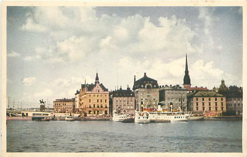 STOCKHOLM - Skeppsbron - The Inner Habour, Stockholm (n° 170) - Suède