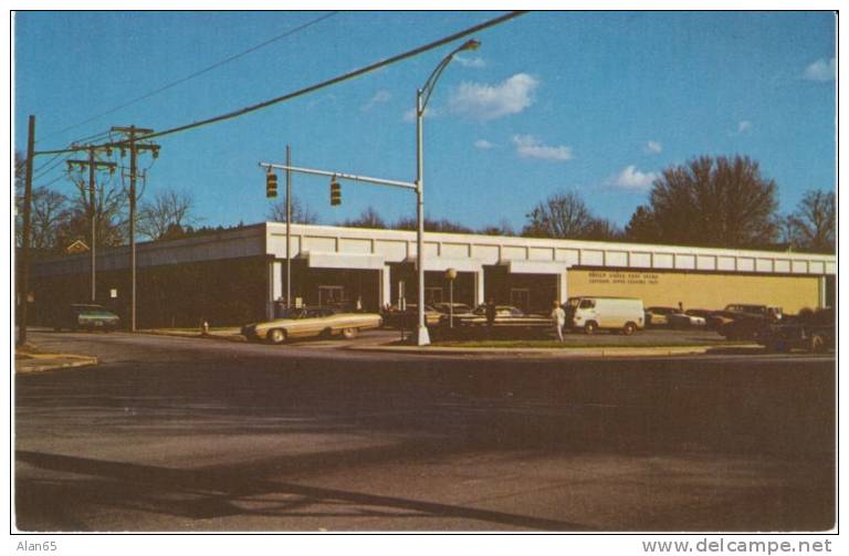 US Post Office, Anderson SC South Carolina, Autos, Van, On C1960s/70s Vintage Postcard - Anderson