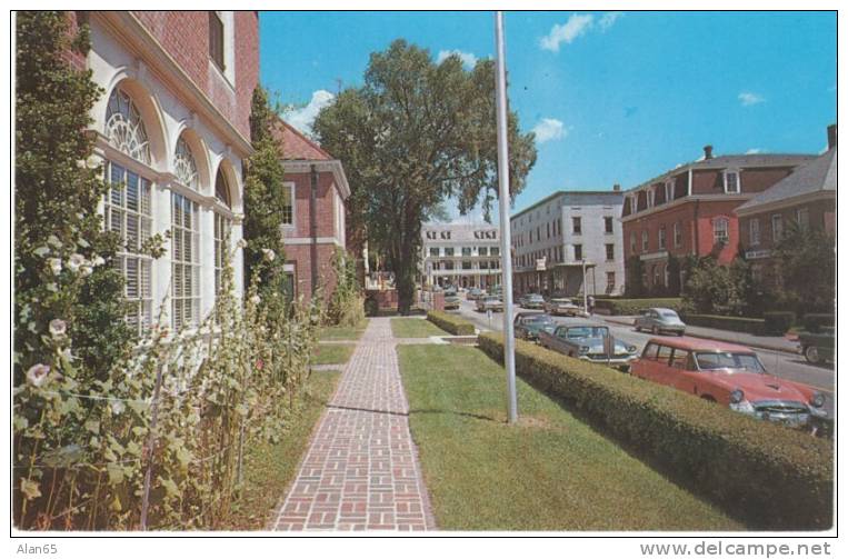 Peterborough NH New Hampshire, Street Scene Autos, On C1950s Vintage Postcard - Andere & Zonder Classificatie