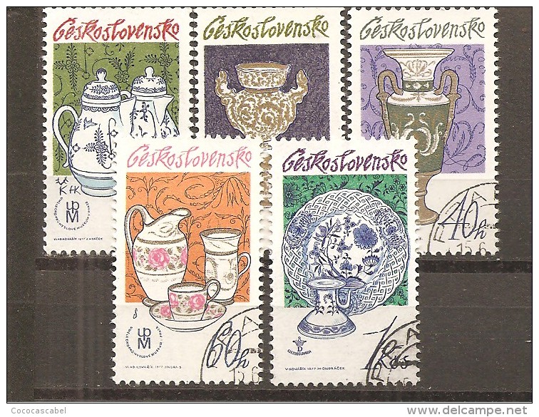 Checoslovaquia - Czechoslovakia Nº Scott  2120-24 - Yvert 2217-21 (usado) (o). - Used Stamps