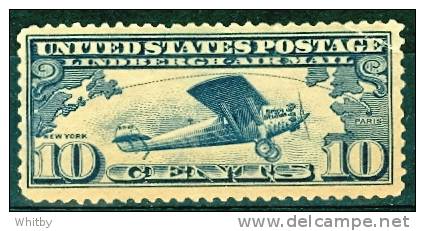 1927 10 Cent Air Mail Issue #C10 - 1a. 1918-1940 Oblitérés