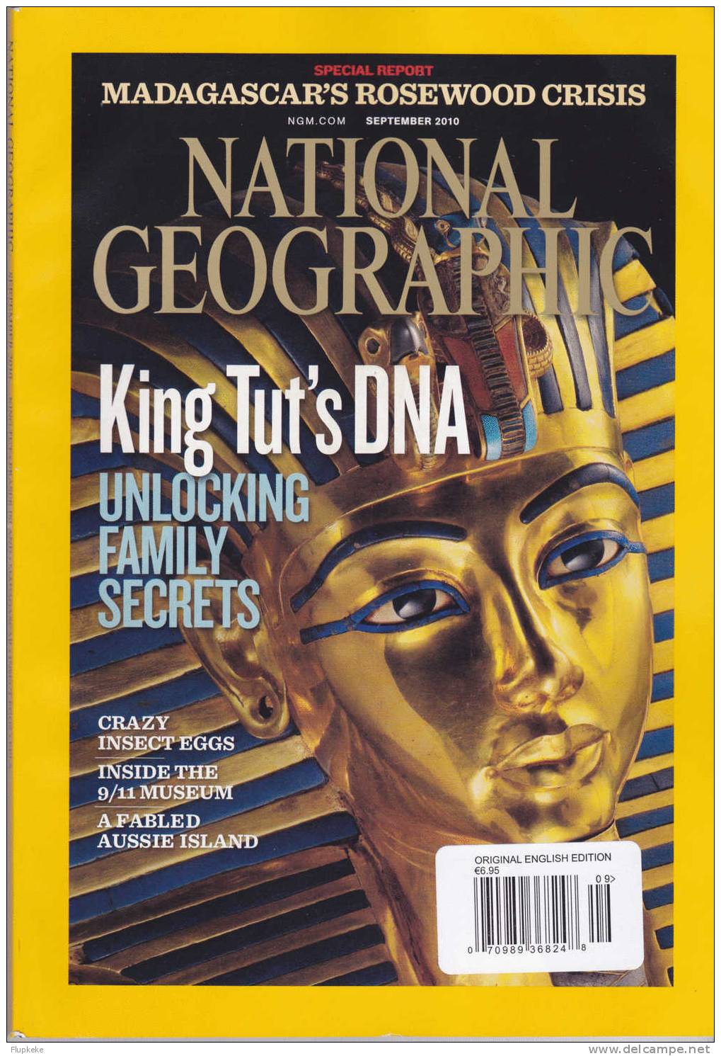 National Geographic U.S. September 2010 King Tut´s DNA Unlocking Family Secrets - Travel/ Exploration