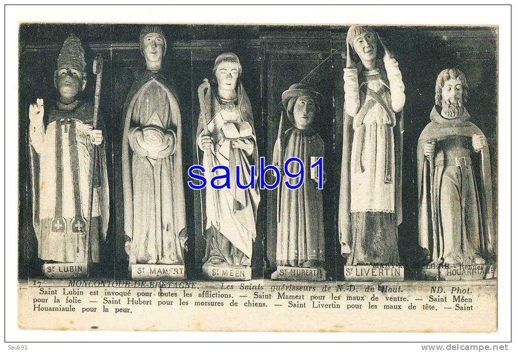 Moncontour De Bretagne- Les Saints Guérisseurs De  Notre-Dame Du Haut- -N.D...,n°17 -Non Circulé   - Réf:6895 - Moncontour