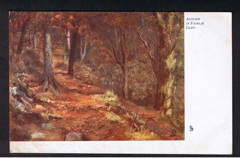 RB 589 - Raphael Tuck Postcard - Autumn In Fairlie Glen Ayrshire Scotland - Ayrshire