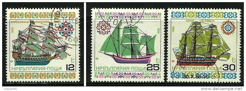 ● BULGARIA 1985 / 86 - NAVI -  N. 2959 . . . Usati - Cat. ? € - Lotto N. 654 /56 - Oblitérés