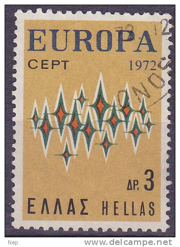 EUROPA - CEPT - Michel - 1972 - Griekenland - Nr 1106 - Gest/Obl/Us - 1972