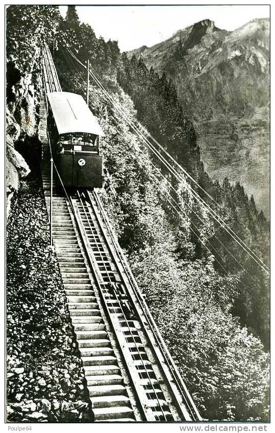 CPSM - Le Funiculaire De Bürgenstock  (Suisse) - Seilbahnen