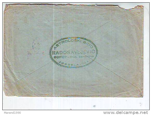 YUGOSLAVIA, LETTER ASTROLOGICAL BUREAU - Astrologie