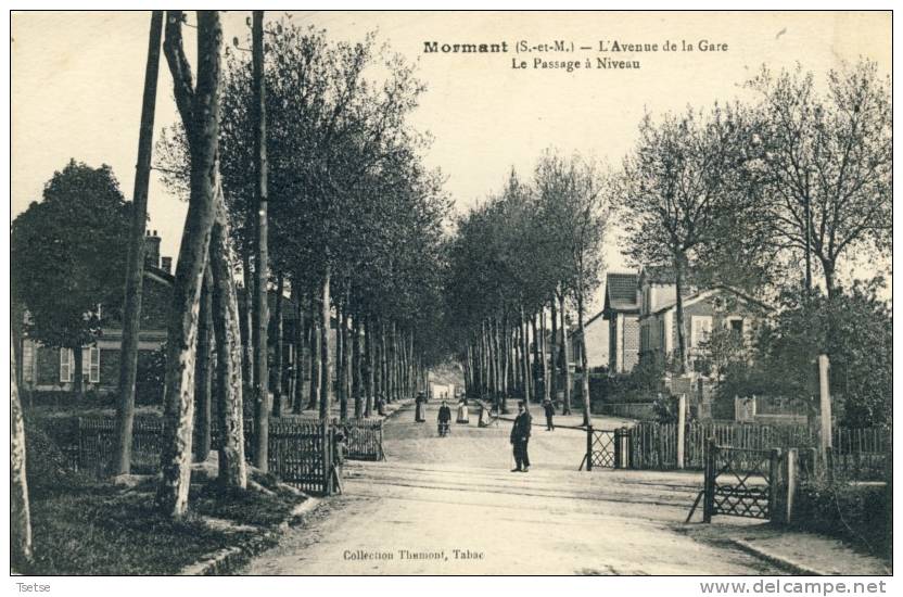 Mormant- L' Avenue De La Gare - Le Passage à Niveau - Mormant