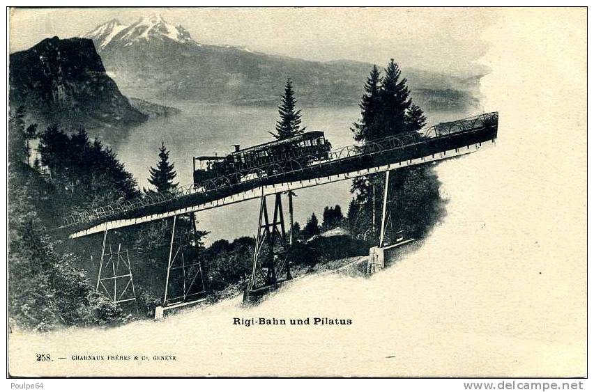 CPA - Le Funiculaire Du Rigi  (Suisse) - Funiculaires