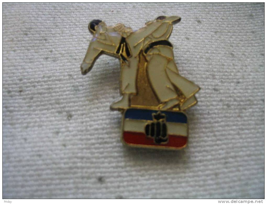 Pin's Sur Le Judo Francais - Judo