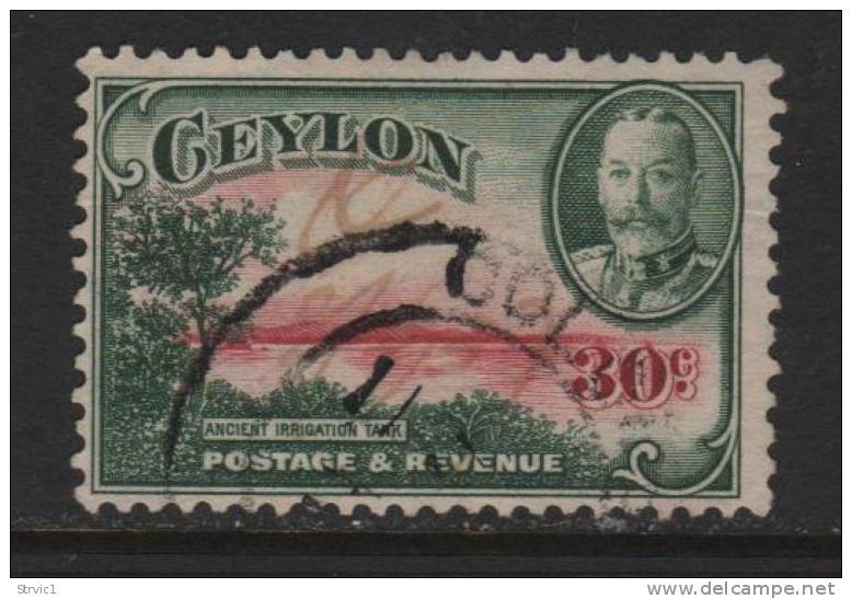 Ceylon, Scott # 272 Used Ancient Reservoir, 1935 - Asia (Other)