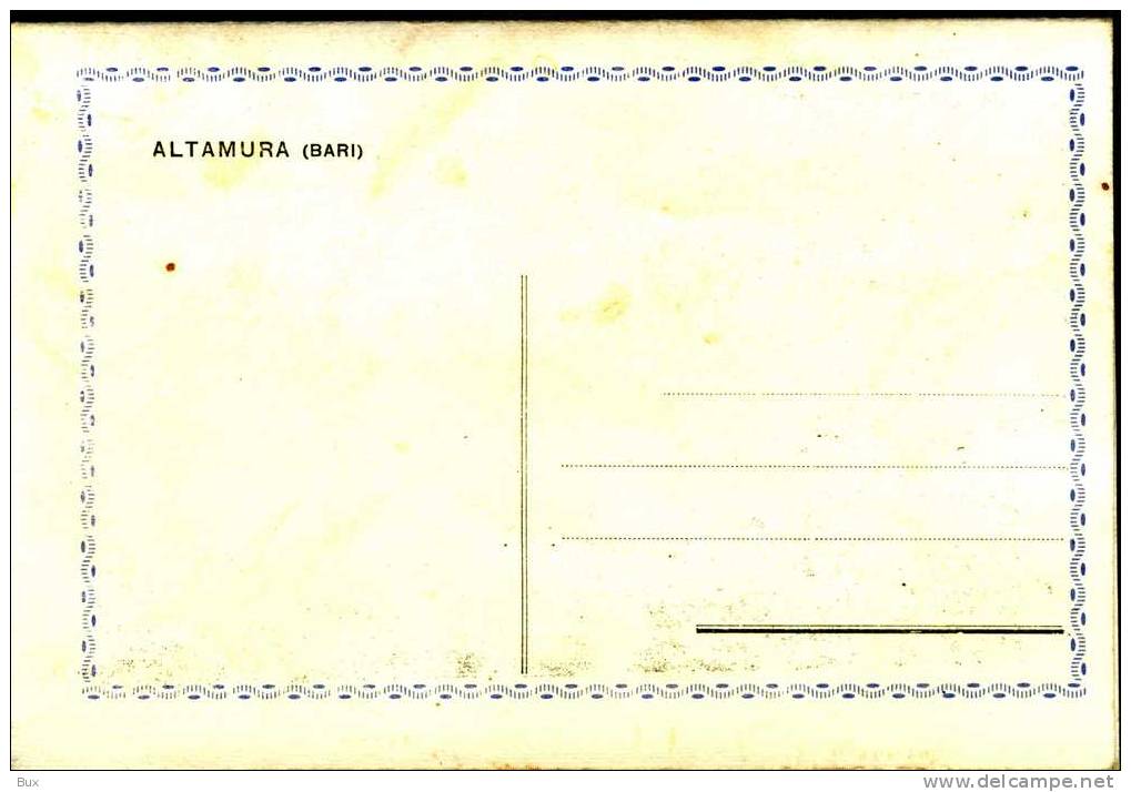 ALTAMURA  RICORDO RELIGIONE  CARTOLINA DOPPIA  BARI PUGLIA   NON VIAGGIATA COME DA FOTO IMMAGINE OPACA PERFETTA - Altamura