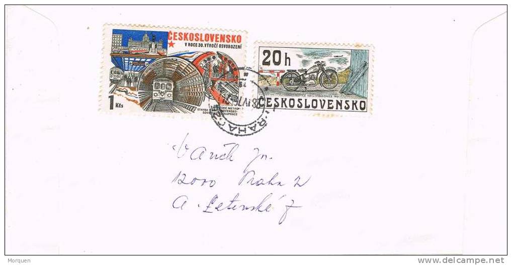 Carta STRAZNICE (checoslovaquia) 1976. Trajes Y Bailes Tipicos - Lettres & Documents