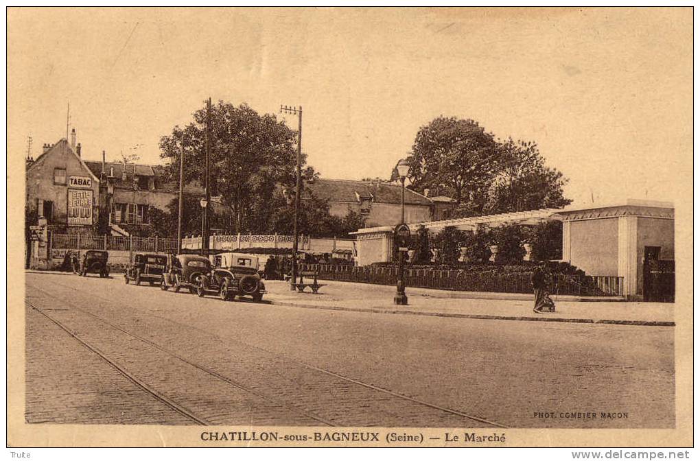 CHATILLON-SOUS-BAGNEUX LE MARCHE  AUTOMOBILE - Châtillon