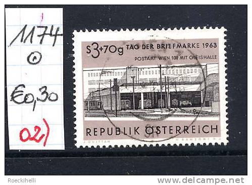 29.11.1963  -  SM  "Tag Der Briefmarke 1963"  -  O  Gestempelt  -  Siehe Scan (1174o  02) - Gebraucht