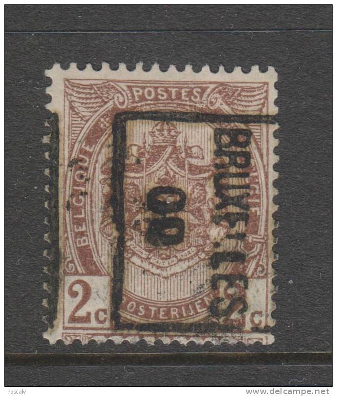 Armoiries Bruxelles 1900 Sans Bandelette - Roller Precancels 1900-09