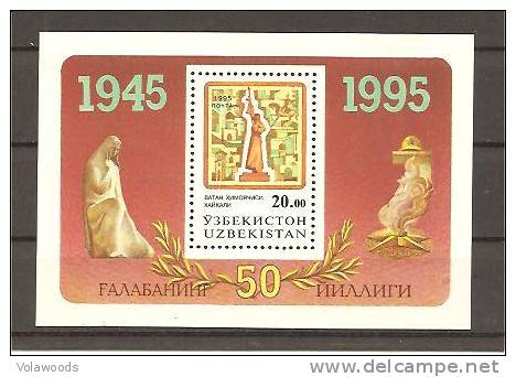 Uzbekistan - Foglietto Nuovo: Y&T N° BF 5 - 1995 - - Uzbekistan