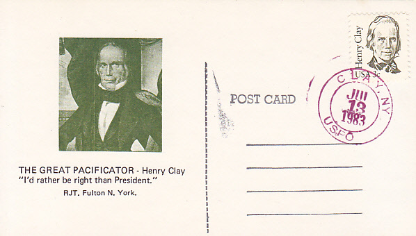 FDC Henry Clay - 1981-1990