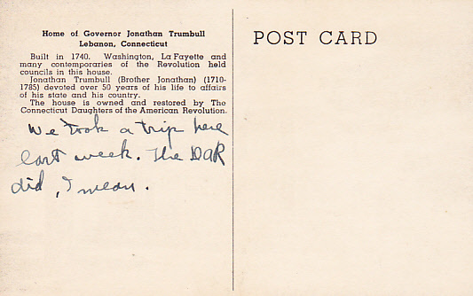 Home Of Governor Jonathan Trumbull, Lebanon, Connecticut - Other & Unclassified