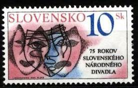Slovakia 1995 Mi 220 ** Slovak National Theatre - Nuevos
