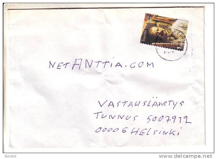 GOOD FINLAND Postal Cover 2006 - Good Stamped: Art - Lettres & Documents