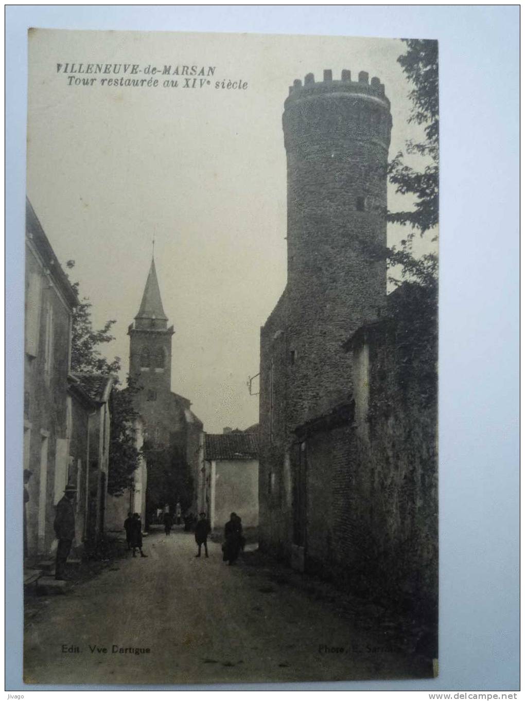 VILLENEUVE-de-MARSAN  (Landes)  :  TOUR  Restaurée Au XIVè Siècle. - Villeneuve De Marsan