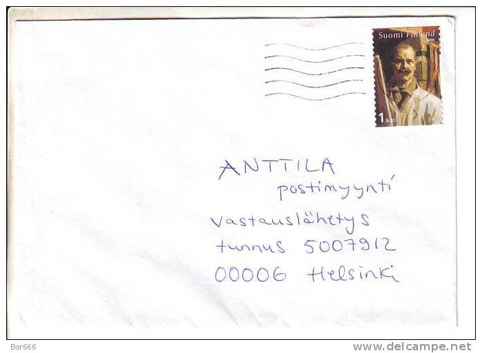 GOOD FINLAND Postal Cover 2006 - Good Stamped: Art - Covers & Documents