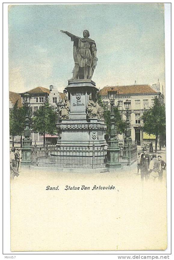 C.P.A. GAND - Statue Van Artevelde - Gent