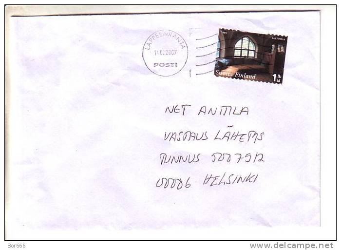 GOOD FINLAND Postal Cover 2007 - Good Stamped: Aartomaa - Cartas & Documentos