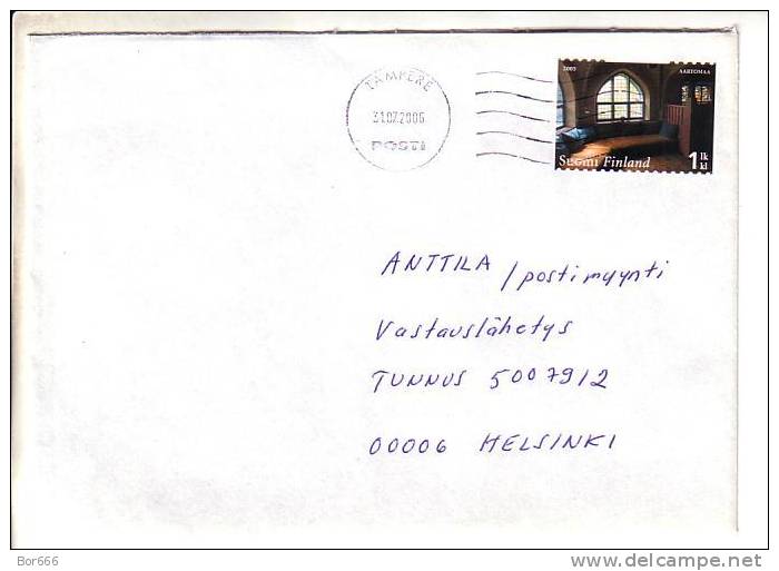 GOOD FINLAND Postal Cover 2006 - Good Stamped: Aartomaa - Cartas & Documentos