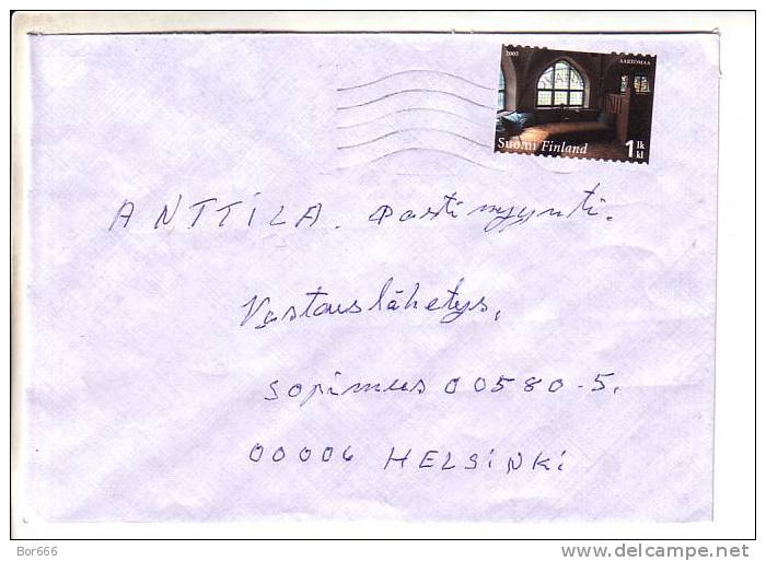 GOOD FINLAND Postal Cover 2006 - Good Stamped: Aartomaa - Cartas & Documentos