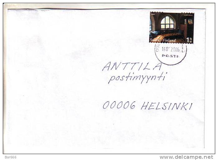 GOOD FINLAND Postal Cover 2006 - Good Stamped: Aartomaa - Covers & Documents