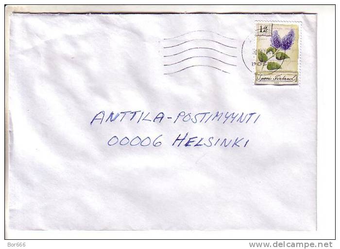 GOOD FINLAND Postal Cover 2006 - Good Stamped: Lilac - Cartas & Documentos