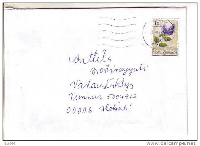 GOOD FINLAND Postal Cover 2006 - Good Stamped: Lilac - Cartas & Documentos