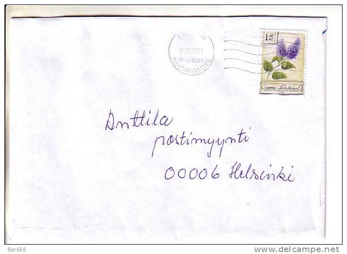 GOOD FINLAND Postal Cover 2006 - Good Stamped: Lilac - Cartas & Documentos